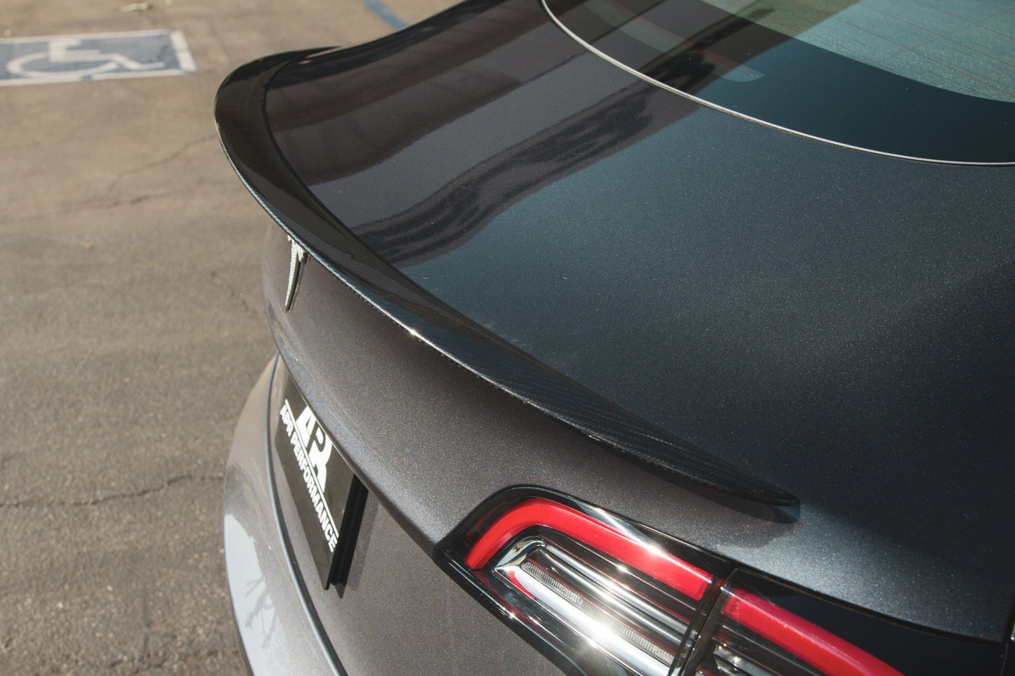 Tesla Model 3 Carbon Fiber Rear Deck Spoiler 2017 - 2023