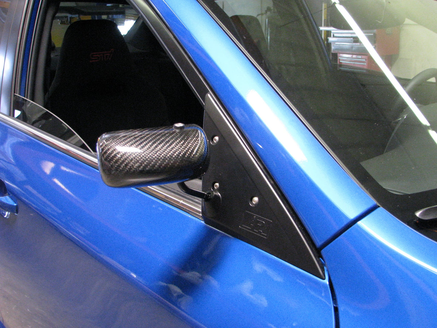 Carbon Fiber Subaru Impreza WRX/ STI Formula GT3 Carbon Fiber Mirror/Black 2008-2014
