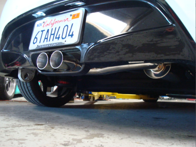 Megan Racing - Hyundai Veloster 2012-2018 Type 2 Exhaust – Burnt Rolled Tips – MR-CBS-HYV11-VO