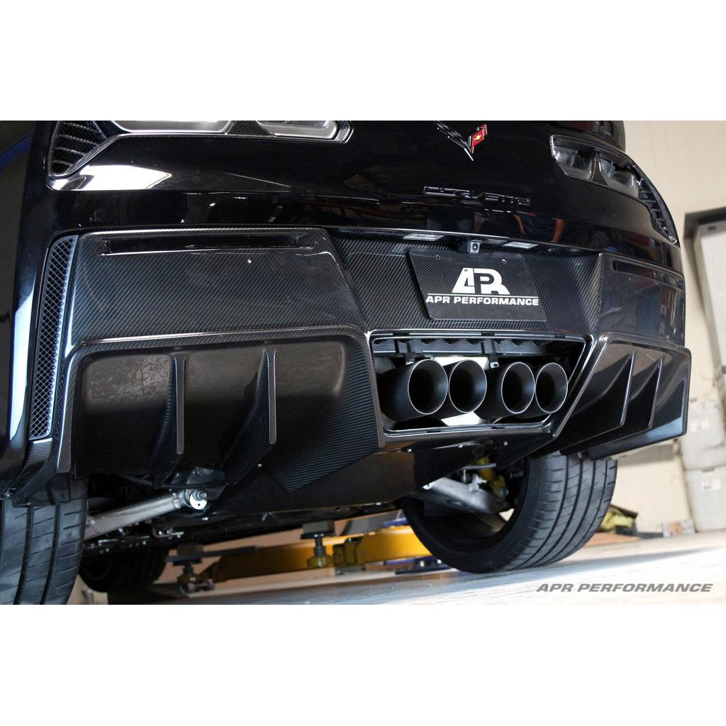 Chevrolet Corvette C7 Z06 Carbon Fiber Rear Diffuser (Version 2)