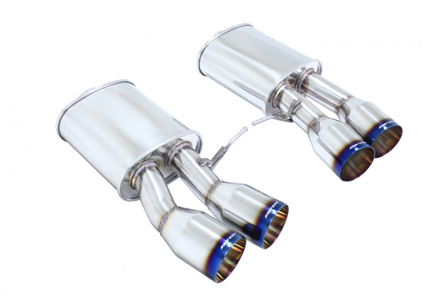 Megan Racing - Supremo Exhaust System for BMW F06 M6 Gran Coupe 14-19 / F13 M6 Coupe 13-19 – Burnt Rolled Tips – MR-ABE-BF13M6-VO