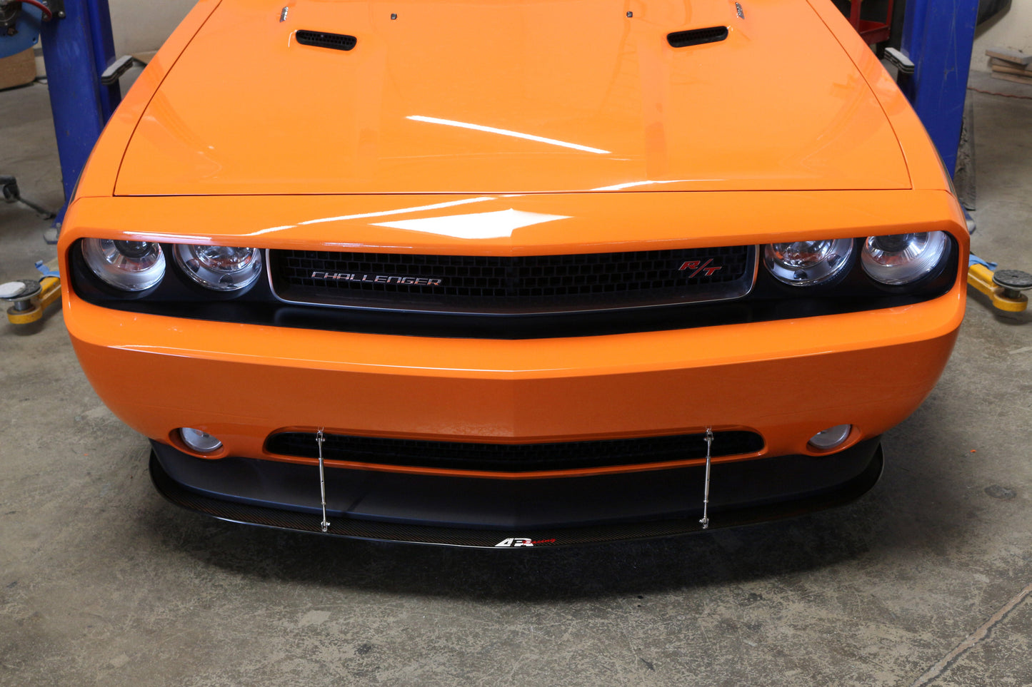 Dodge Challenger RT/ SXT Carbon Fiber Front Wind Splitter 2011 - 2014
