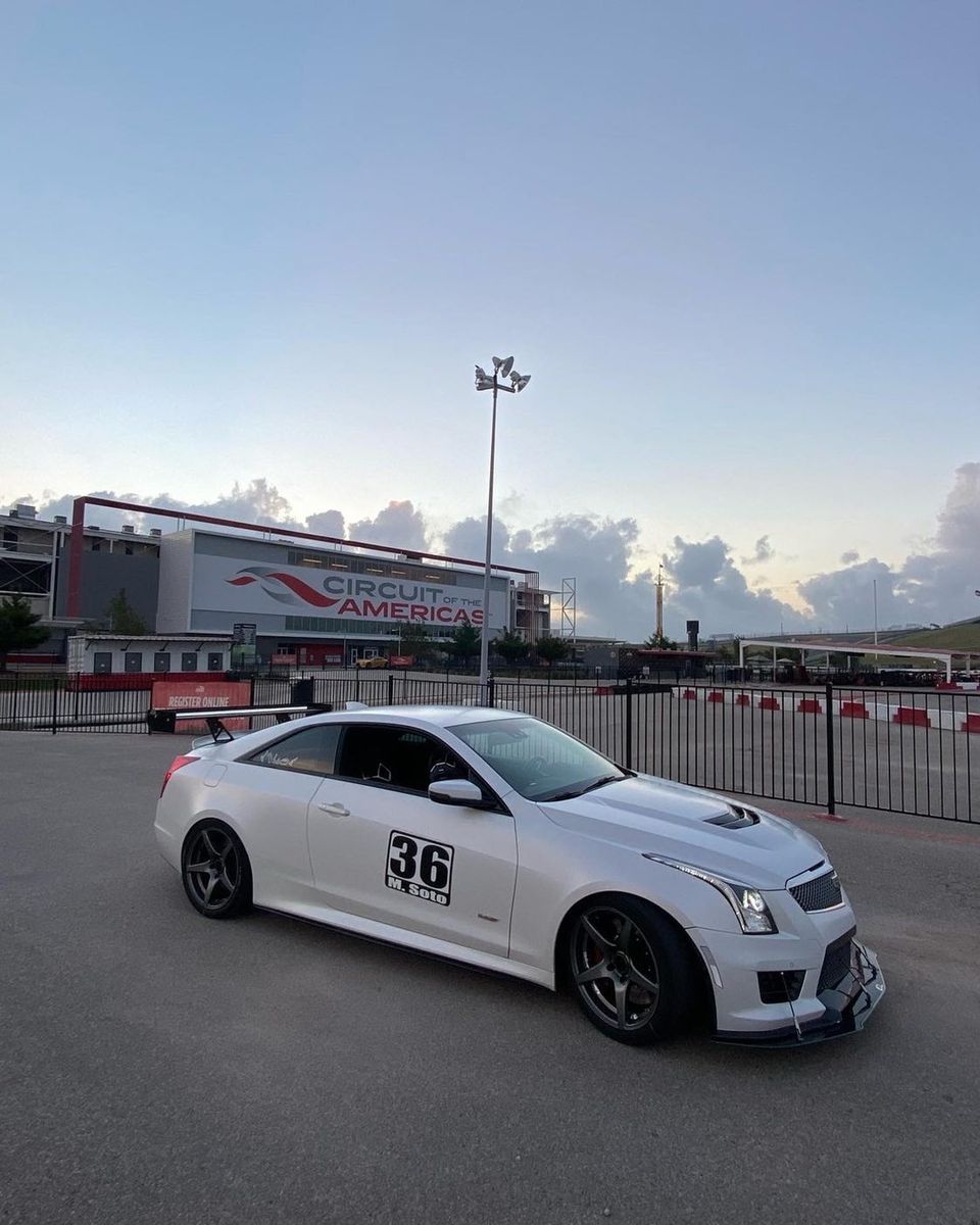 Cadillac ATS-V Carbon Fiber Front Wind Splitter 2016-2019 (with Carbon Package)