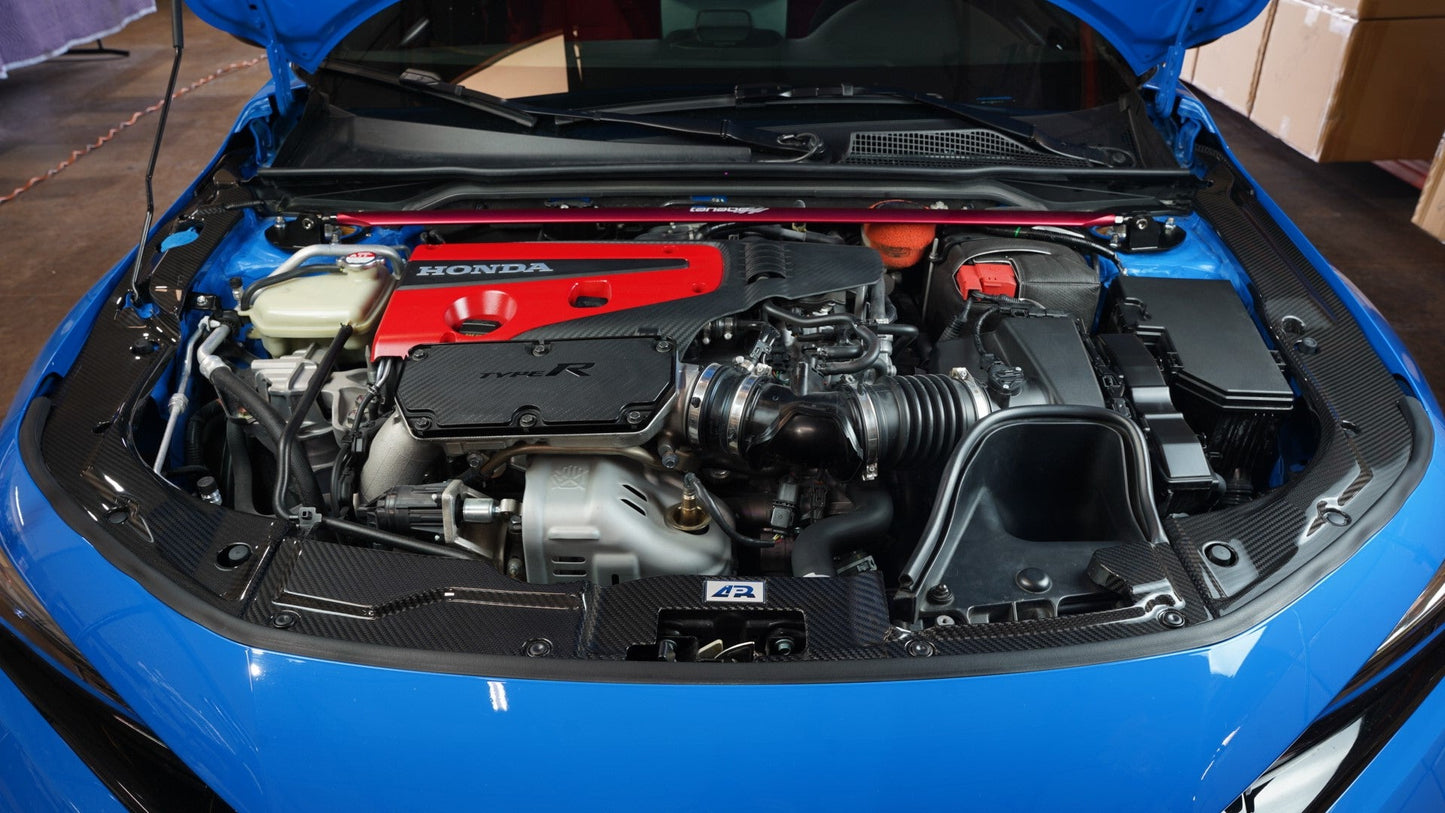 Carbon Fiber Honda FL5 Civic Type R Carbon Fiber Radiator Cooling Plates 2023 - Current