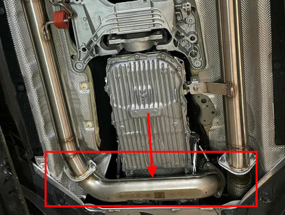 FTP BMW S58 G80/G82/G87 M2/M3/M4 Crossover Exhaust Pipe. 18328468990 (Intermediate Pipe)