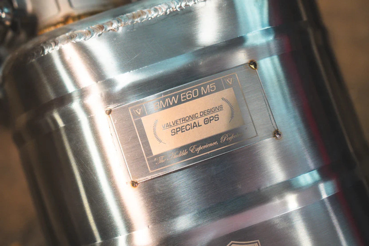 Valvetronic BMW E60 M5 Valved Sport Exhaust System