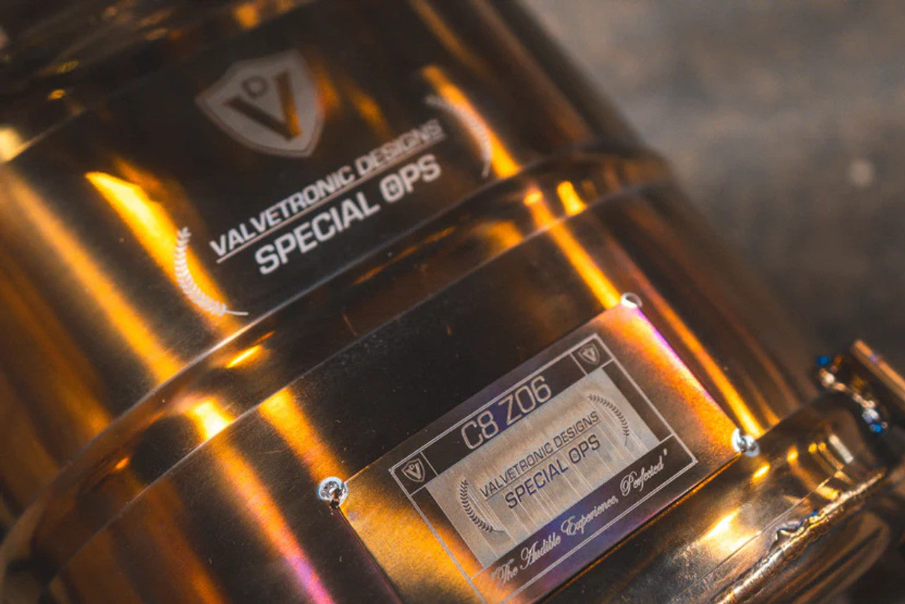 Valvetronic Chevy Corvette C8 Z06 Valved Sport Exhaust System