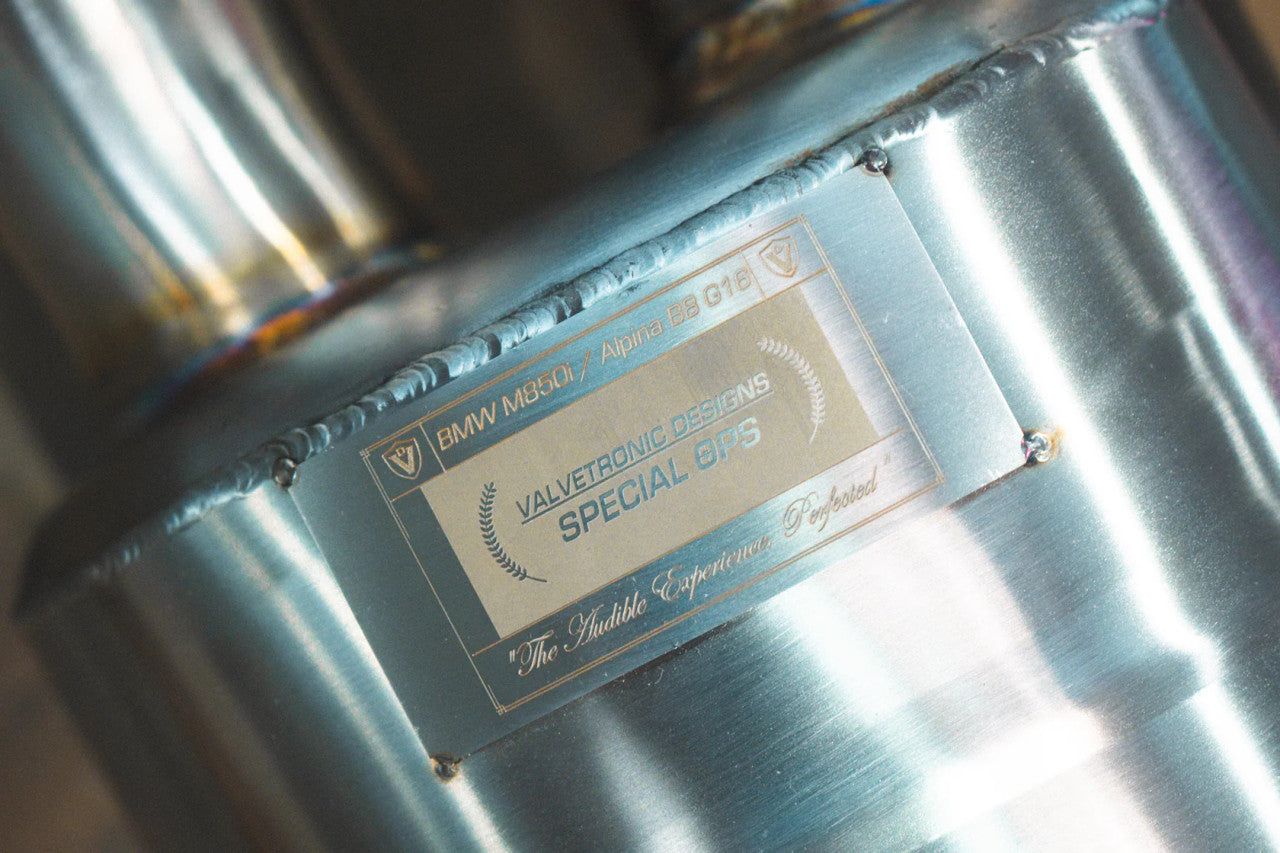 Valvetronic Alpina B8 / BMW G16 M850i Valved Sport Exhaust System