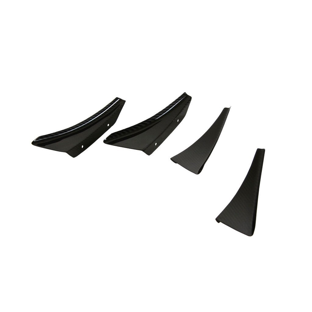 Audi R8 Carbon Fiber Front Bumper Canards 2016-2018