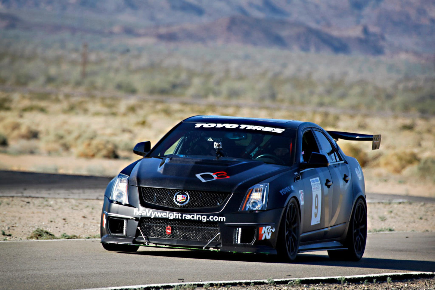 Cadillac CTS-V Sedan GTC-500 Carbon Fiber Adjustable Wing 2008 - 2015