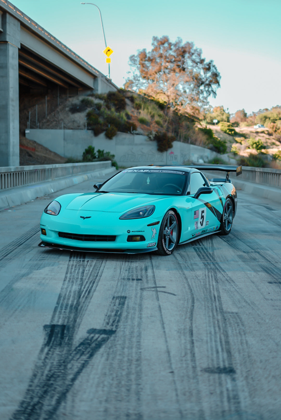 Chevrolet Corvette C6 / C6 Z06 GTC-500 Carbon Fiber Adjustable Wing