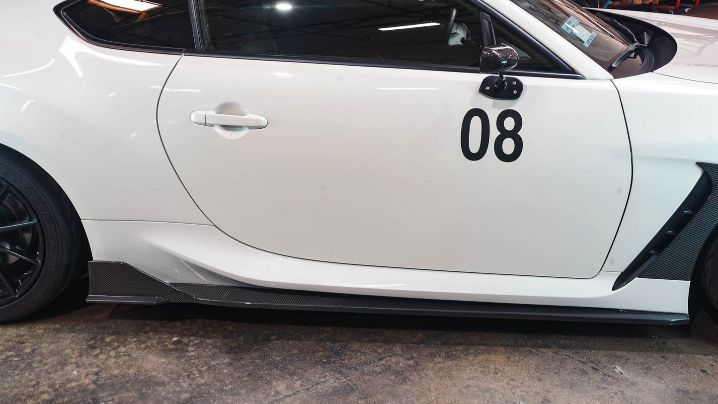 Carbon Fiber Toyota GR86/ Subaru BRZ Side Rocker Extensions 2022-2024