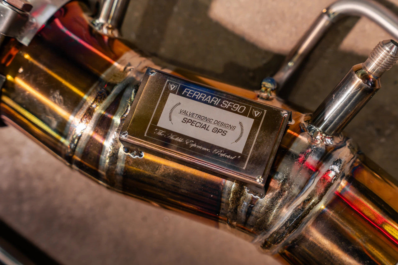 Valvetronic Ferrari SF90 RACE F1 Exhaust System