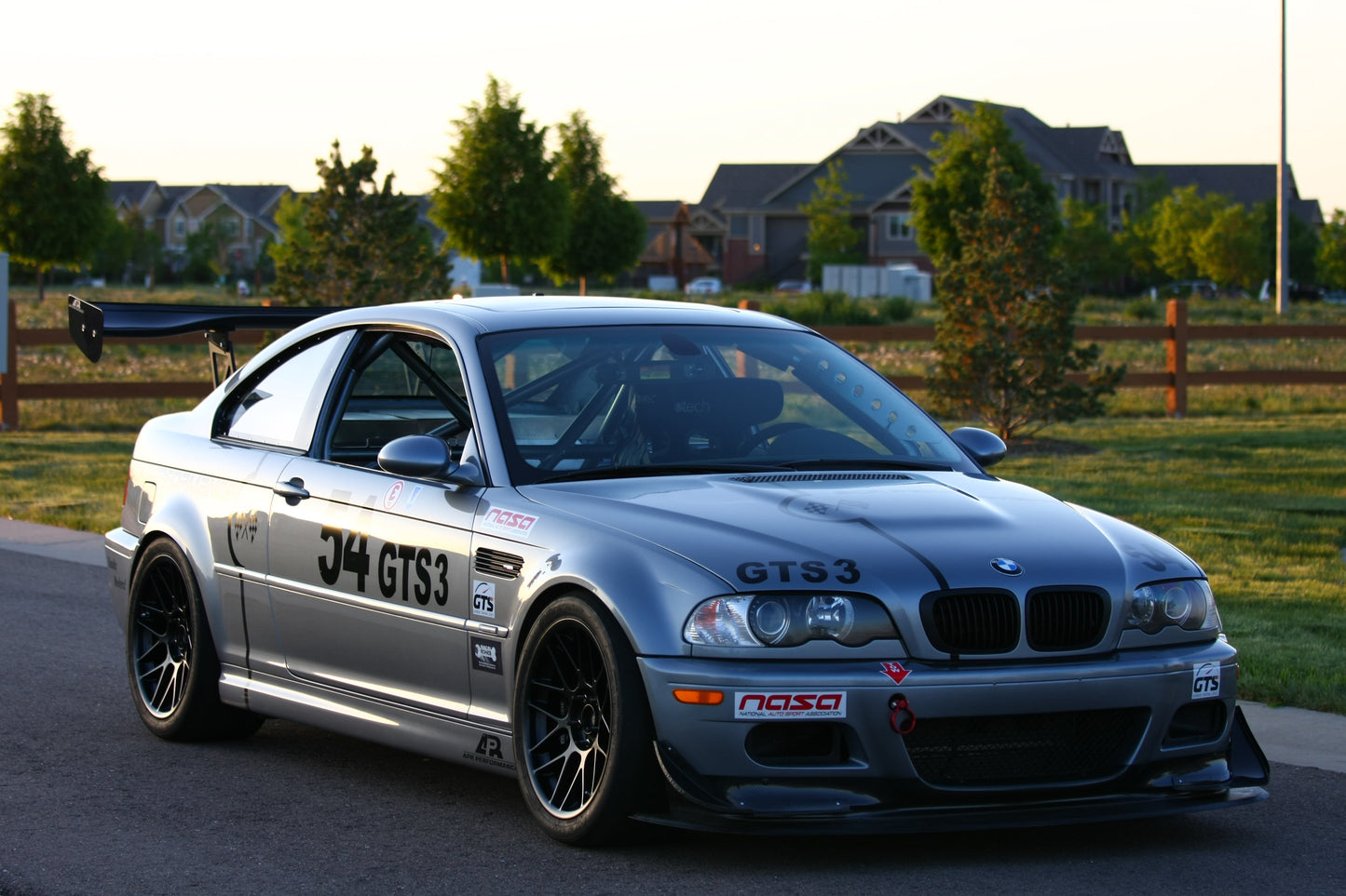 BMW E46 3-Series / M3 GTC-300 Carbon Fiber Adjustable Wing