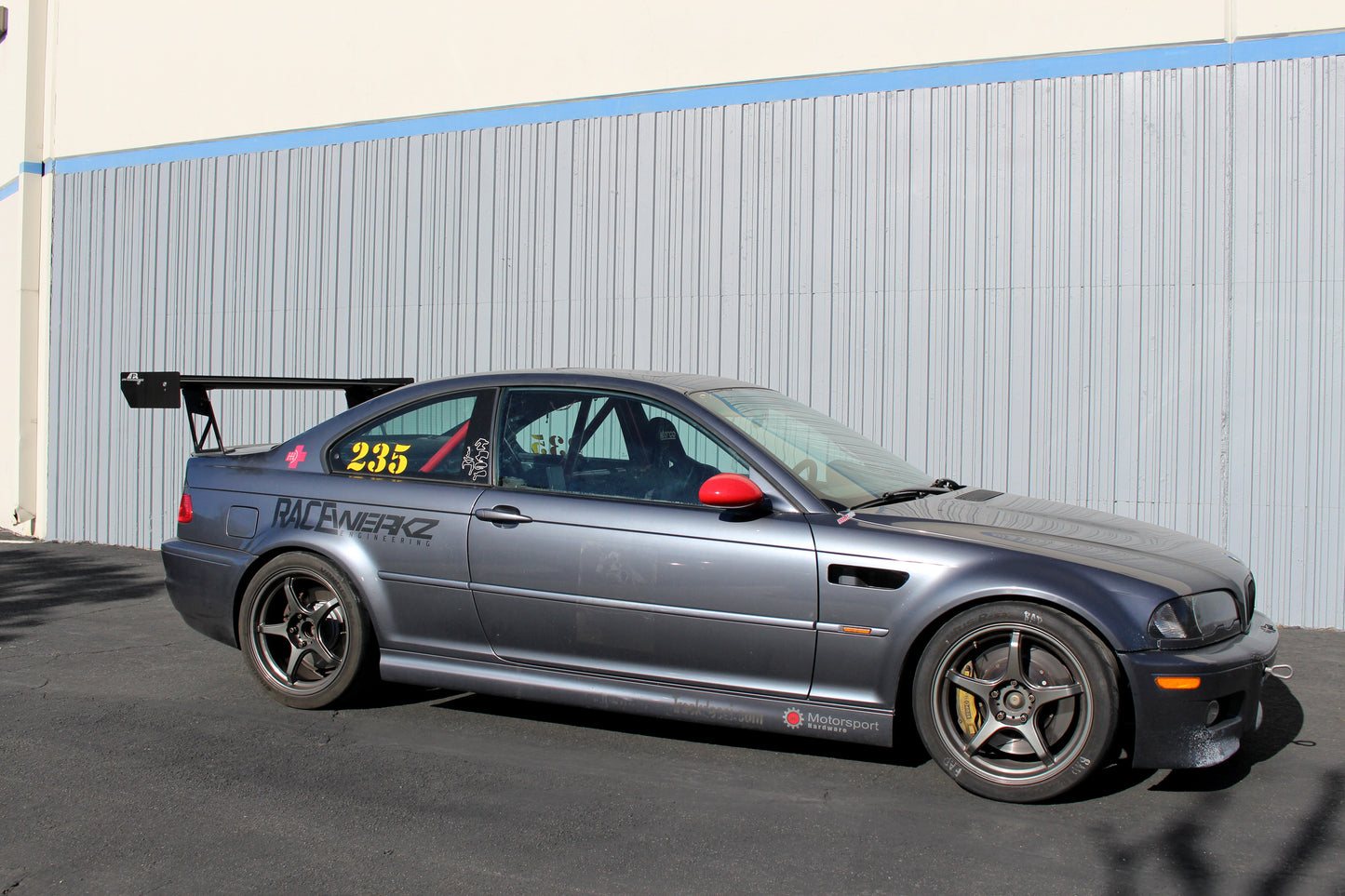 BMW E46 Coupe GT-250 Carbon Fiber Adjustable Wing