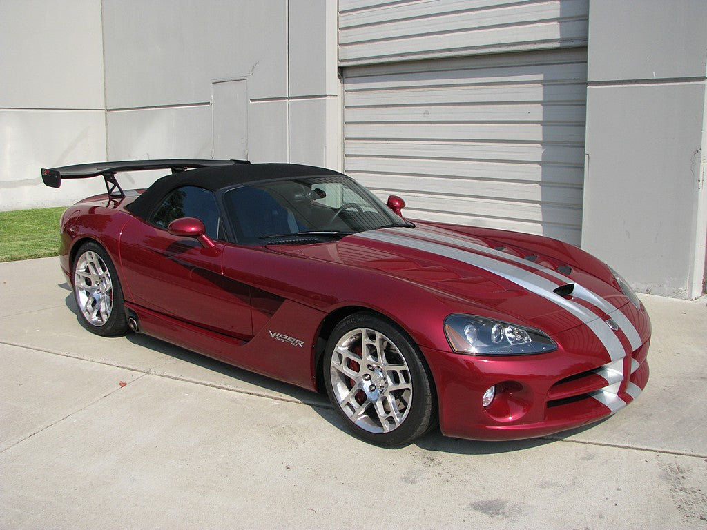 Dodge Viper Convertible GTC-500 Carbon Fiber Adjustable Wing 2003 - 2010
