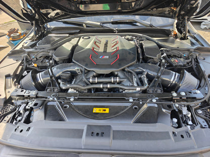 Vargas VTT BMW G90/G99 M5 S68 Turbo-Forward Full Flow Intake System – VTT Complete Billet Turbo Inlet & Dual 4” Filter Upgrade