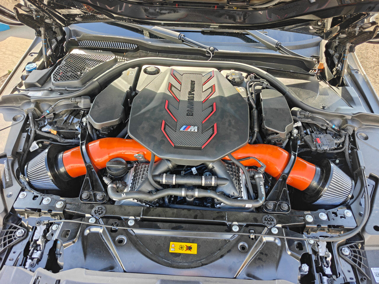 Vargas VTT BMW G90/G99 M5 S68 Turbo-Forward Full Flow Intake System – VTT Complete Billet Turbo Inlet & Dual 4” Filter Upgrade