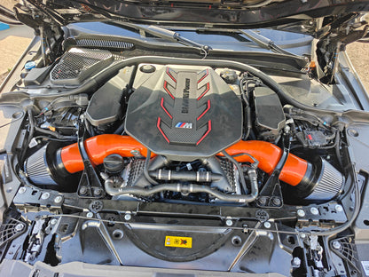 Vargas VTT BMW G90/G99 M5 S68 Turbo-Forward Full Flow Intake System – VTT Complete Billet Turbo Inlet & Dual 4” Filter Upgrade