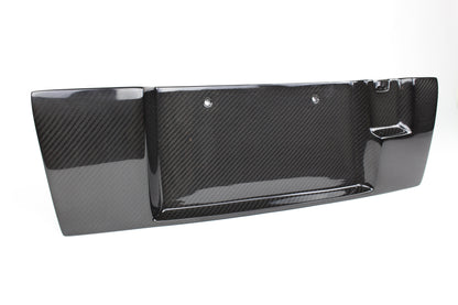 Carbon Fiber Nissan GTR R35 License Plate Backing 2012-2016