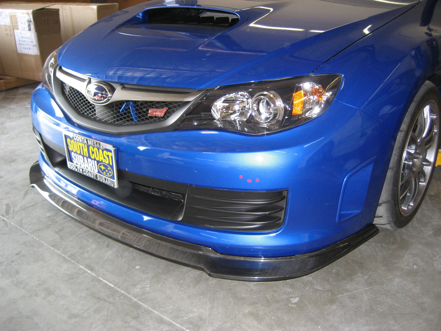 Subaru Impreza STI Hatchback Carbon Fiber Front Airdam/ Lip 2008-2010
