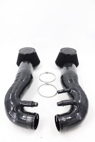 Vargas VTT BMW G90/G99 M5 S68 Turbo-Forward Full Flow Intake System – VTT Complete Billet Turbo Inlet & Dual 4” Filter Upgrade