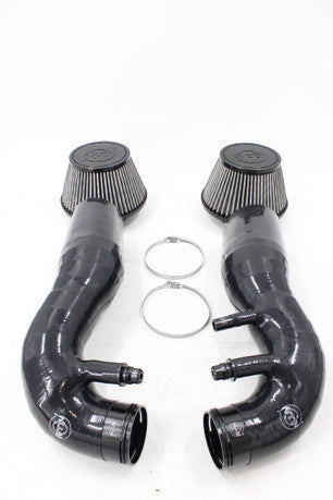 Vargas VTT BMW G90/G99 M5 S68 Turbo-Forward Full Flow Intake System – VTT Complete Billet Turbo Inlet & Dual 4” Filter Upgrade