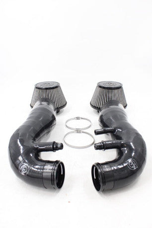 Vargas VTT BMW G90/G99 M5 S68 Turbo-Forward Full Flow Intake System – VTT Complete Billet Turbo Inlet & Dual 4” Filter Upgrade
