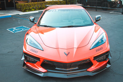 Chevrolet Corvette C8 Carbon Fiber Front Bumper Side Bezels