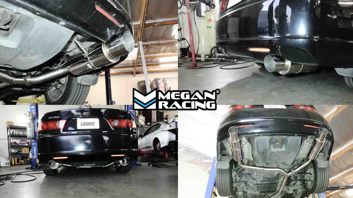 Megan Racing - Acura TSX ’04-’08 Catback Exhaust System – LW-CBS-ATSX04-DS
