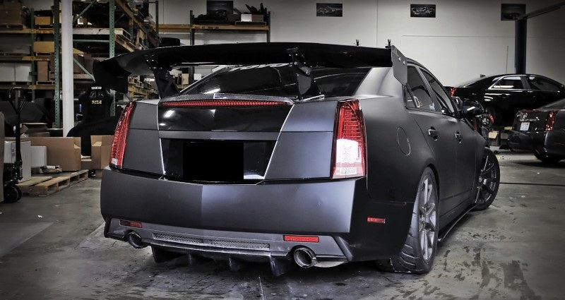 Cadillac CTS-V Sedan GTC-500 Carbon Fiber Adjustable Wing 2008 - 2015