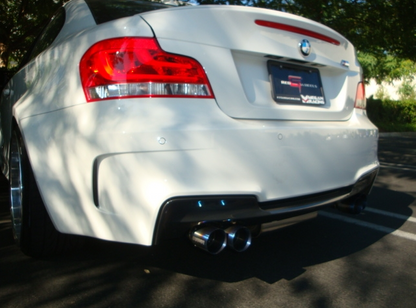 Megan Racing - BMW E82 1M 11-12 – Supremo Exhaust System – Burnt Rolled Tips – MR-ABE-BE821M-VO+M