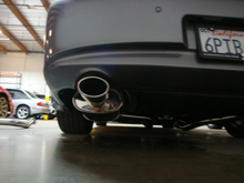 Megan Racing - G37 Sedan 08-13 EO-RS Exhaust System – Burnt Rolled Tips – MR-CBS-IG094D-VO-RR+RL+M