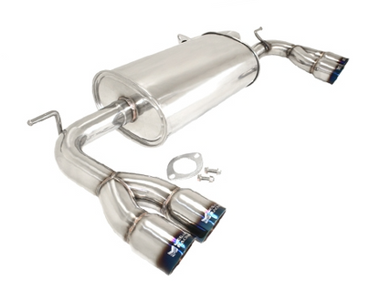 Megan Racing - Hyundai Genesis Coupe 2009-2016 2.0L Turbo – Burnt Rolled Tips – Turbo Type – MR-ABE-HG09-VO + MIDPIPE-HG0920T