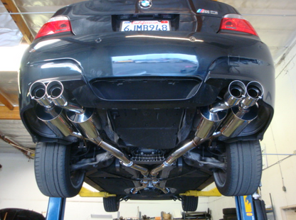 Megan Racing - BMW E60 M5 ’05-’10 – Supremo Exhaust – Stainless Rolled Tips – MR-ABE-BE60M5-R+L