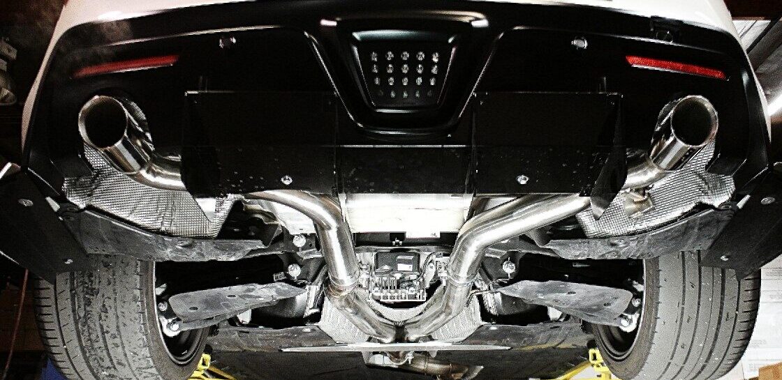 Megan Racing - Toyota Supra 19+ OE Type Dual Exit Exhaust System (3.0L 6-Cyl) – MR-CBS-TS20-OE-M+R