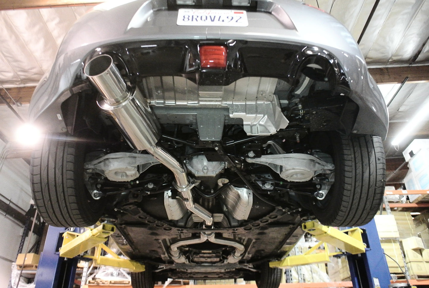 Megan Racing - Infiniti G37 08-13 / Q60 14-15 (Coupe, RWD) Single Exit Exhaust System – Stainless Tip – LWT-CBS-N7Z-DS + LWT-XT-1610