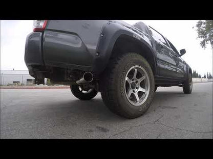 Megan Racing - Toyota Tacoma 2016+ Cat-Back Exhaust System (Single Stainless Tip) – MR-CBS-TTA16-R2