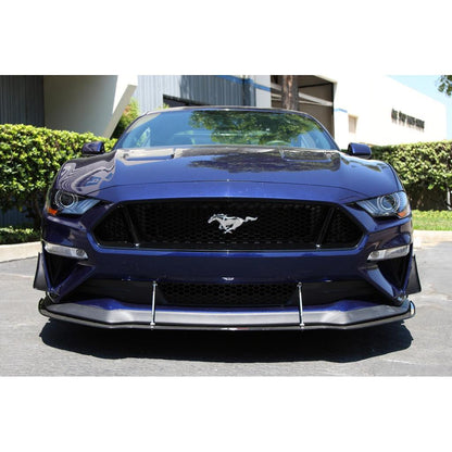 Ford Mustang S550 Carbon Fiber Front Bumper Canards 2018-2023