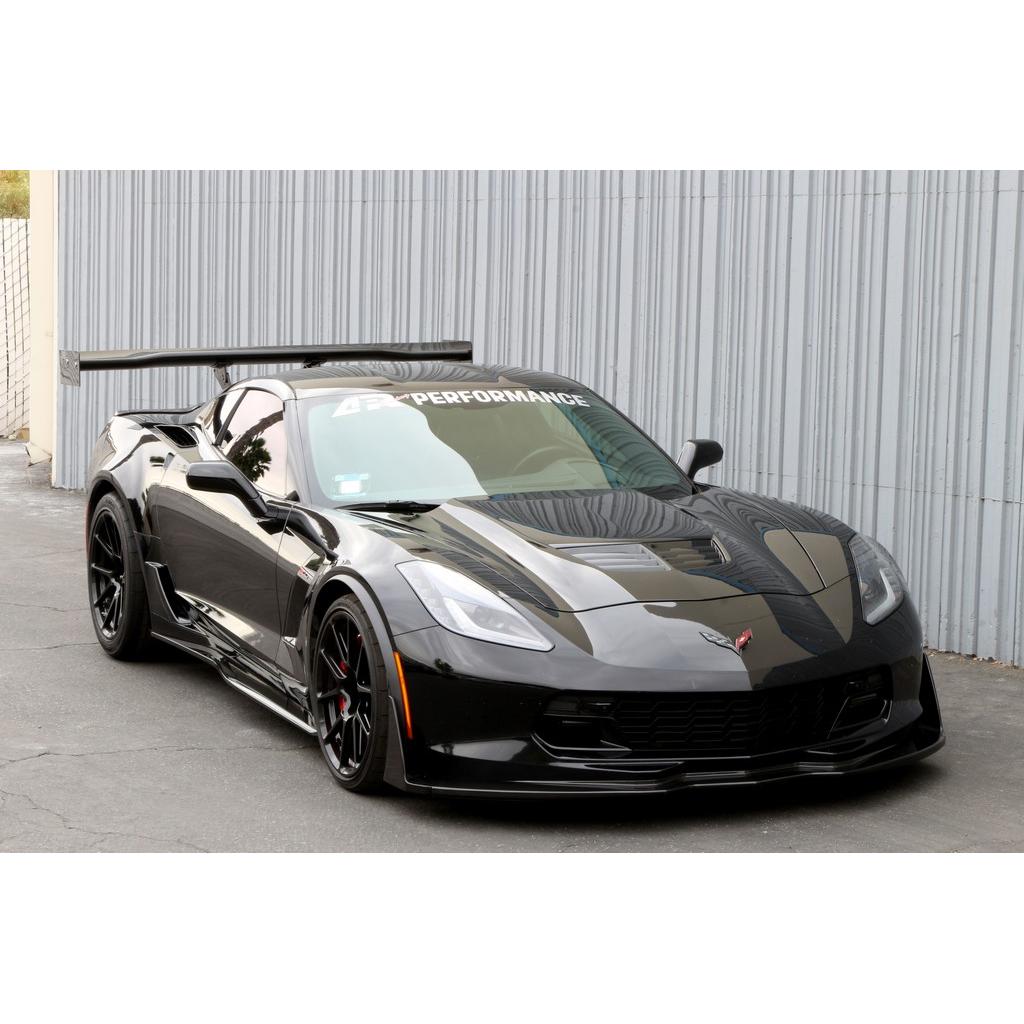 Chevrolet Corvette C7 Z06 / Grand Sport GTC-500 Chassis Mount Carbon Fiber Adjustable Wing
