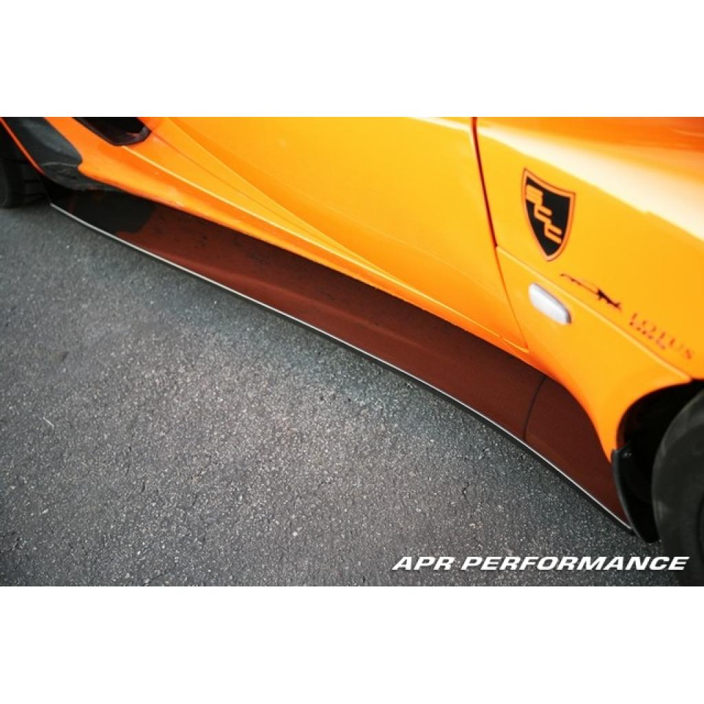 Carbon Fiber Lotus Elise / Exige Side Rocker Extensions/ Side Skirt 2005 - 2012