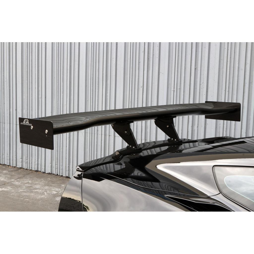 Chevrolet Corvette C7 Z06 / Grand Sport GTC-500 Chassis Mount Carbon Fiber Adjustable Wing