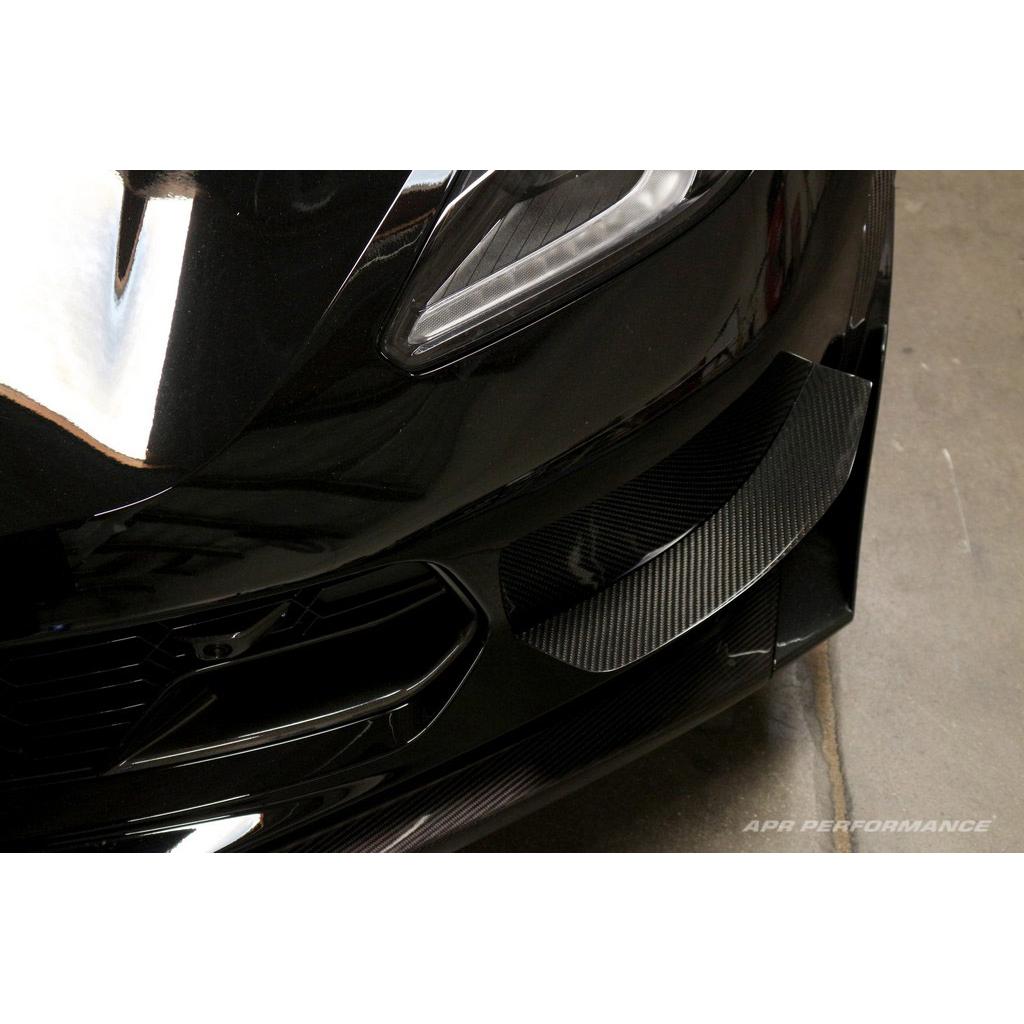 Chevrolet Corvette C7 / C7 Z06 Carbon Fiber Front Bumper Race Canards