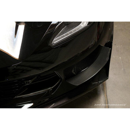 Chevrolet Corvette C7 / C7 Z06 Carbon Fiber Front Bumper Race Canards