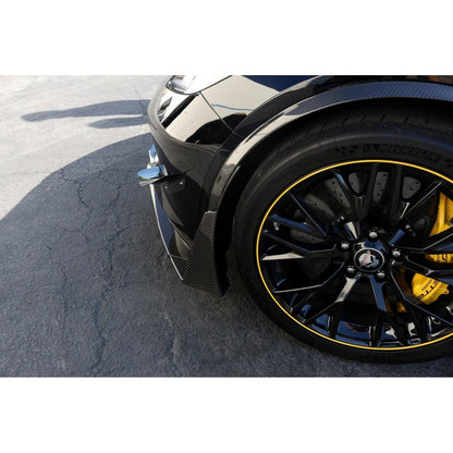 Chevrolet Corvette C7 Z06 Carbon Fiber Front Bumper Canards and Spats