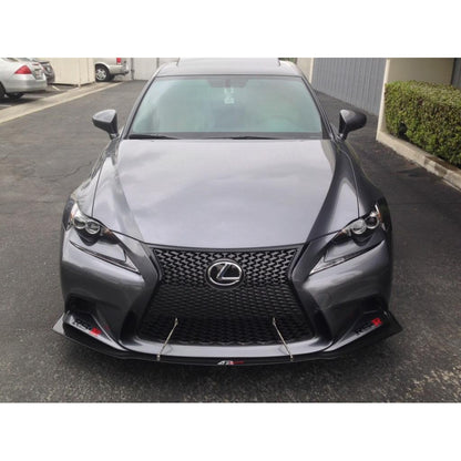 Lexus IS-250 / IS-300 F Sport Bumper Carbon Fiber Front Wind Splitter 2014-2015
