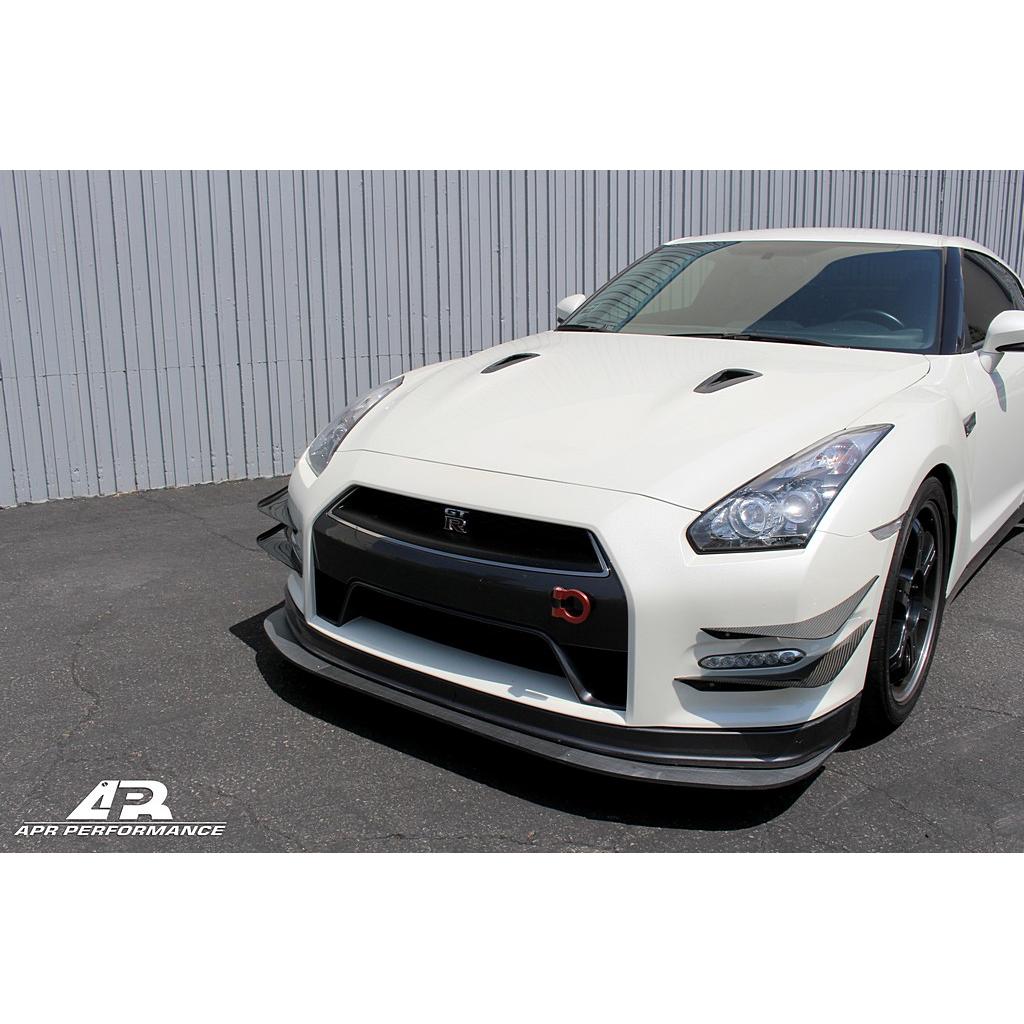 Nissan GTR R35 Front Bumper Carbon Fiber Canards 2012-2016