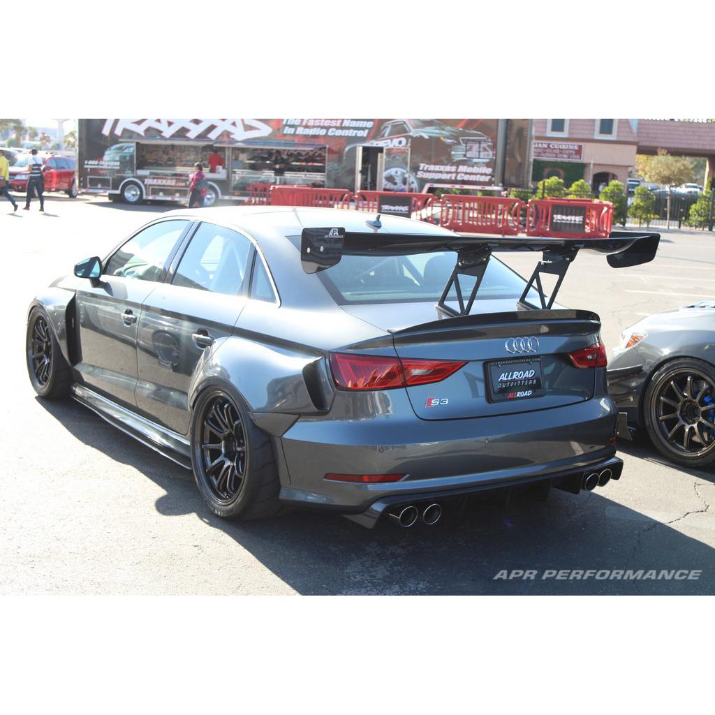 Audi S3 GTC-300 67" Carbon Fiber Adjustable Wing 2013-2016