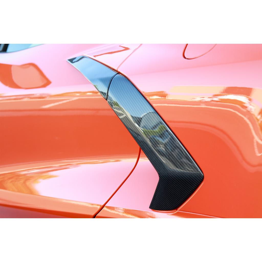 Chevrolet Corvette C8 Carbon Fiber Door Handle and Quarter Panel Trim Package