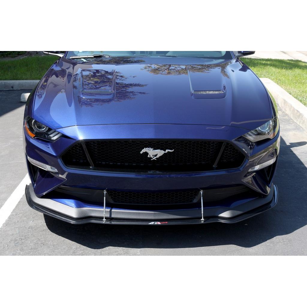 Ford Mustang S550 Carbon Fiber Front Wind Splitter 2018-2023
